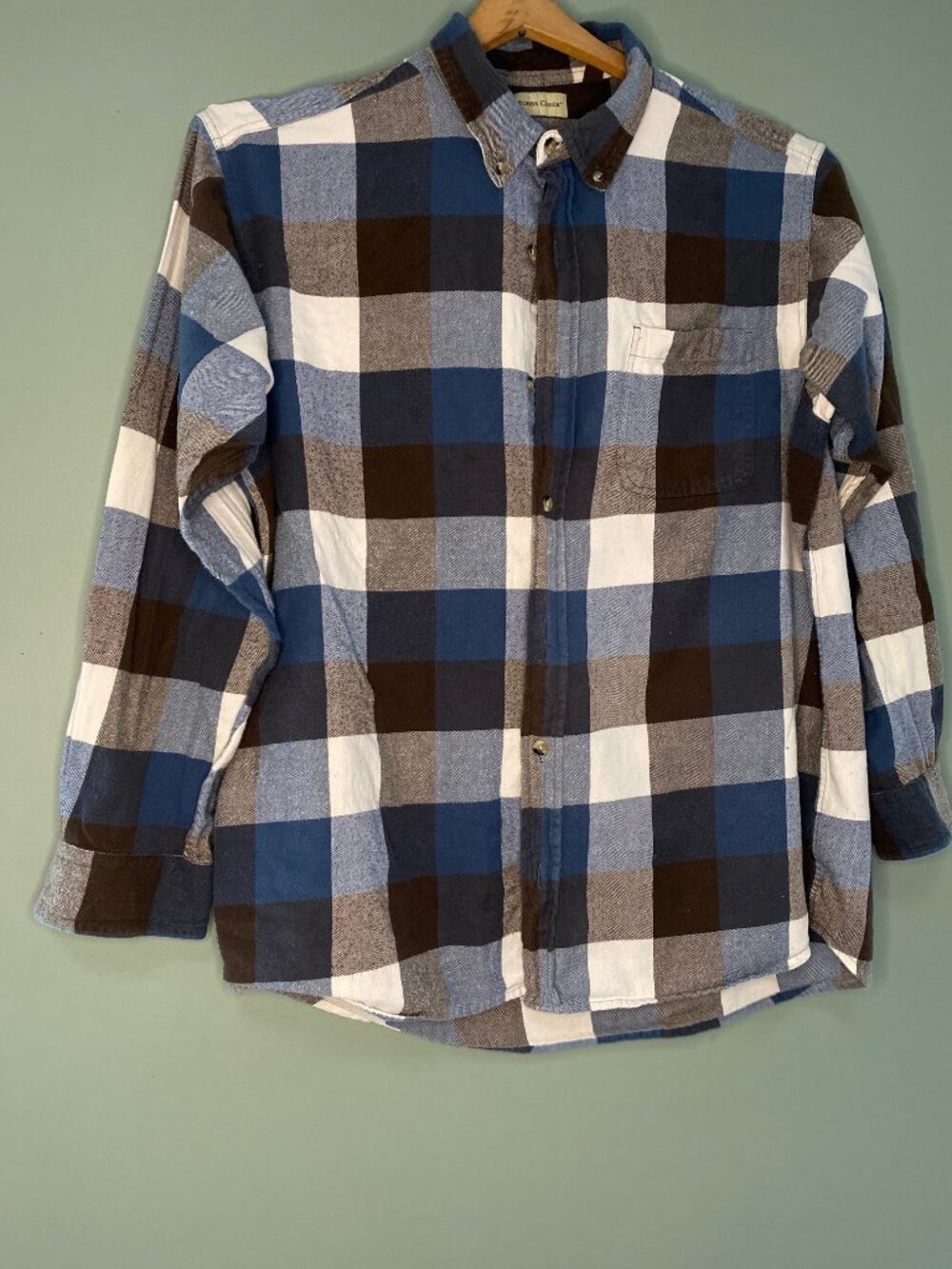 Hobbs Creek 100% Cotton Flannel Shirt Men's Size XLG